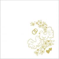 Obr�sky AIRLAID 40 x 40 cm SVADBA [50 ks]