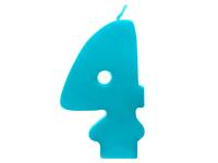 ��slov� svie�ka tyrkysovomodr� nr. 4  [1 ks]