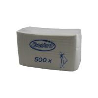 Obr�sky 1-vrstv�, 33 x 33 cm biele [500 ks]