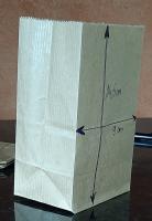 pap vreck� hrub� hned� KRAFT 90x65x150mm, 1000ks+/-5%