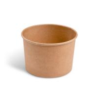 Papierov� miska (PAP/PE) kraft Ø110mm 475ml [50 ks]