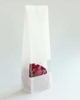 Vreck� obdl�nikove dno biele okno OPP/OPP, recyklovate�n�