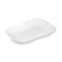 Papierov� miska nepremastite�n� hranat� biela 